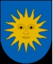 El escudo de Mallorca con un sol sobre él