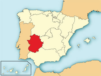 Extremadura en España